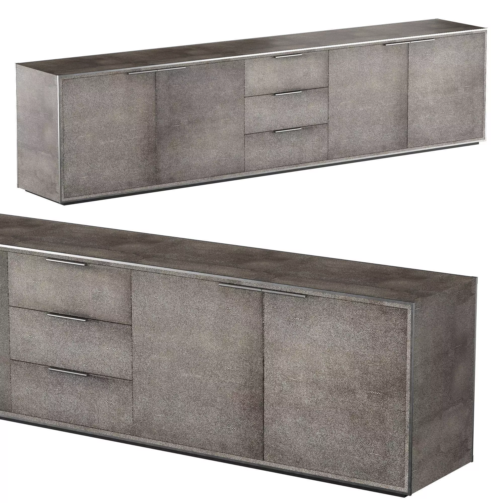 SAUNDERSON SHAGREEN CONSOLE 3D model_0