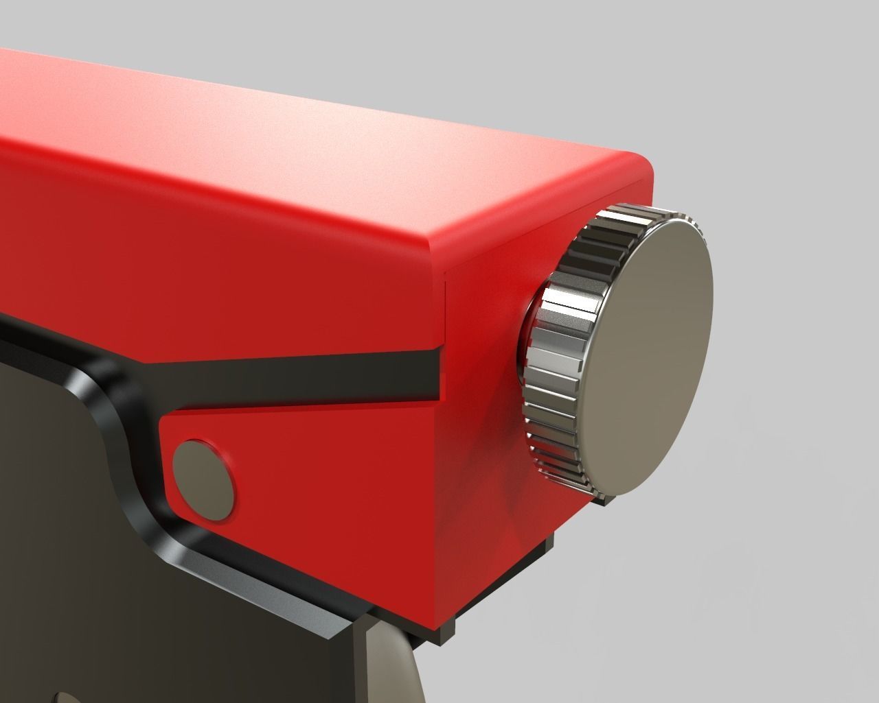 Staple Gun low poly Low-poly 3D model_2
