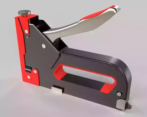 Staple Gun low poly Low-poly 3D model Staple Gun low poly Low-poly 3D model