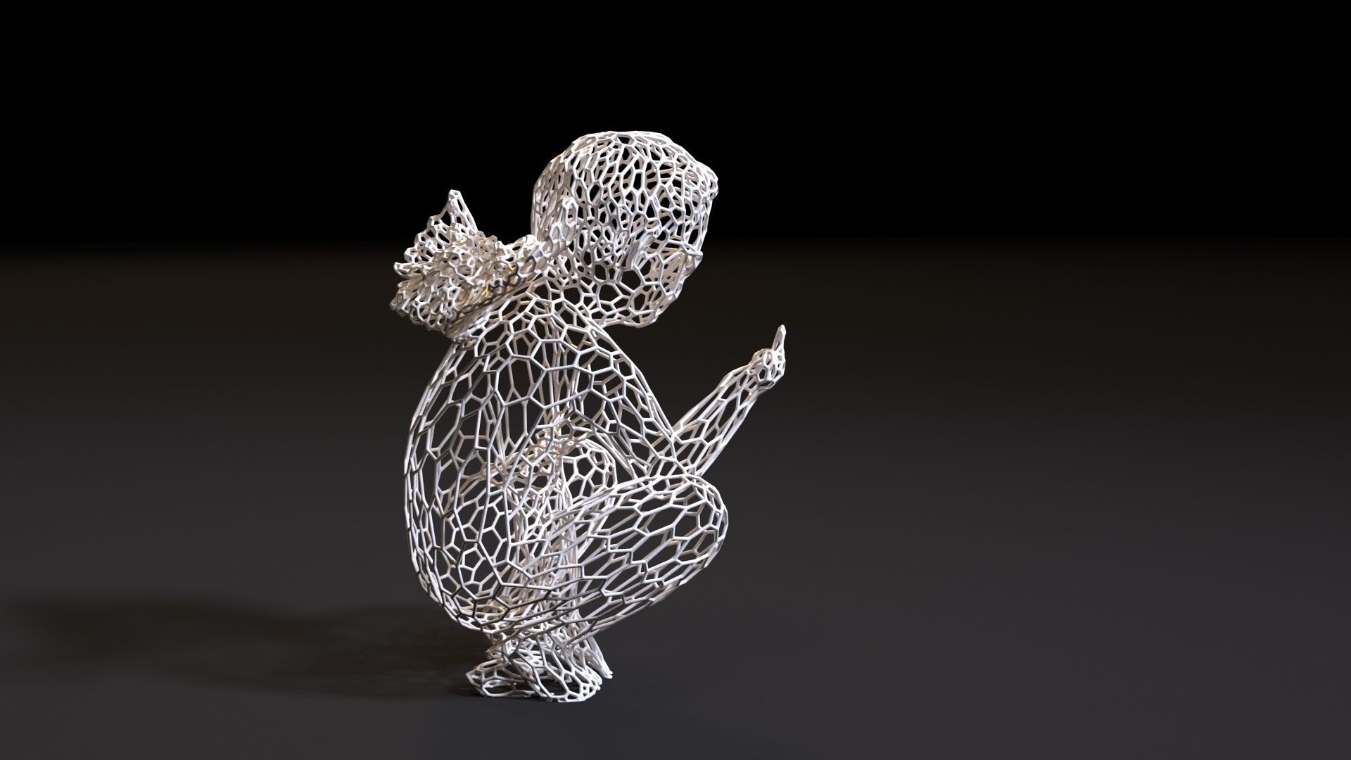 Angel art 3D print model_5