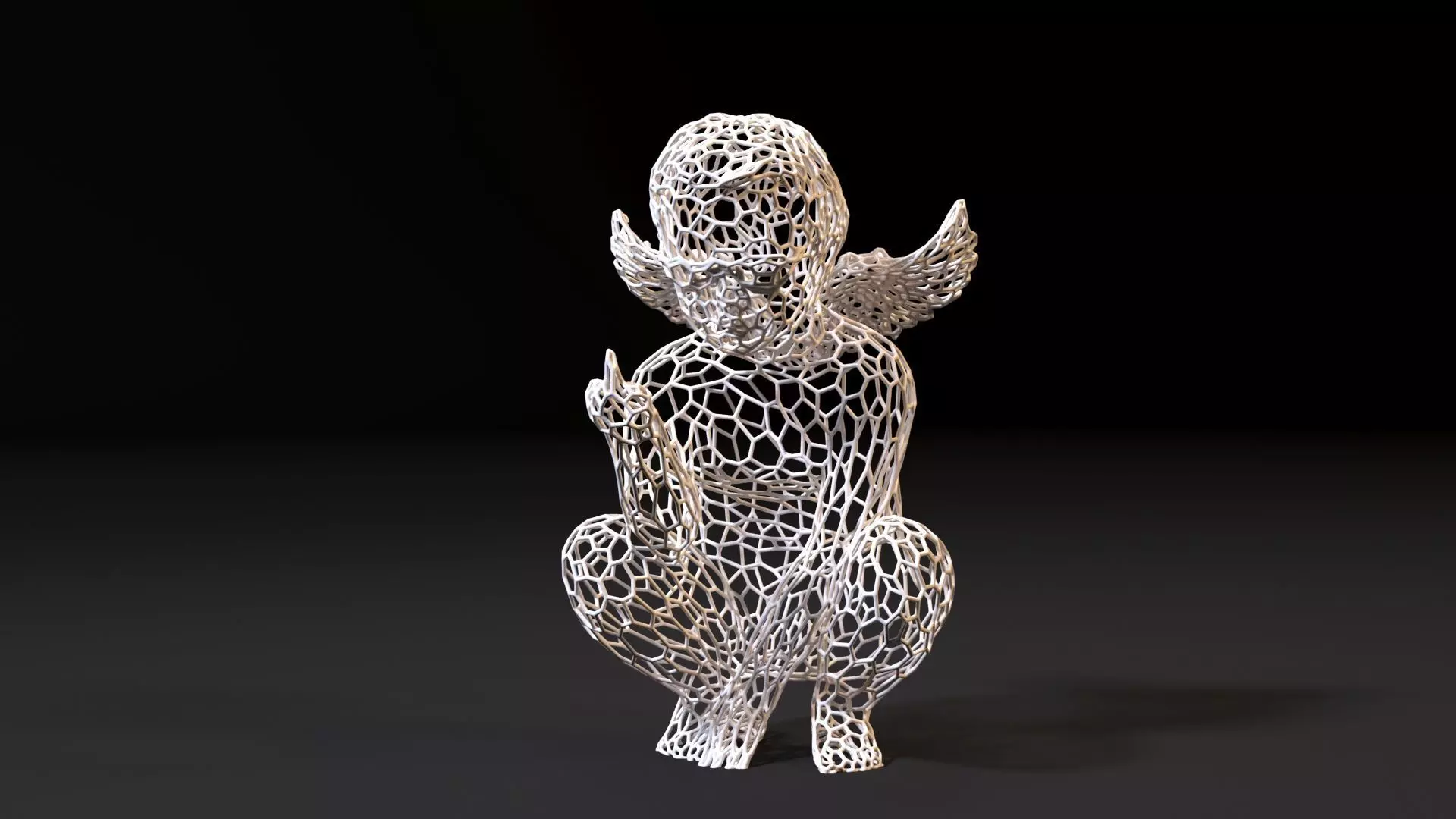 Angel art 3D print model_0