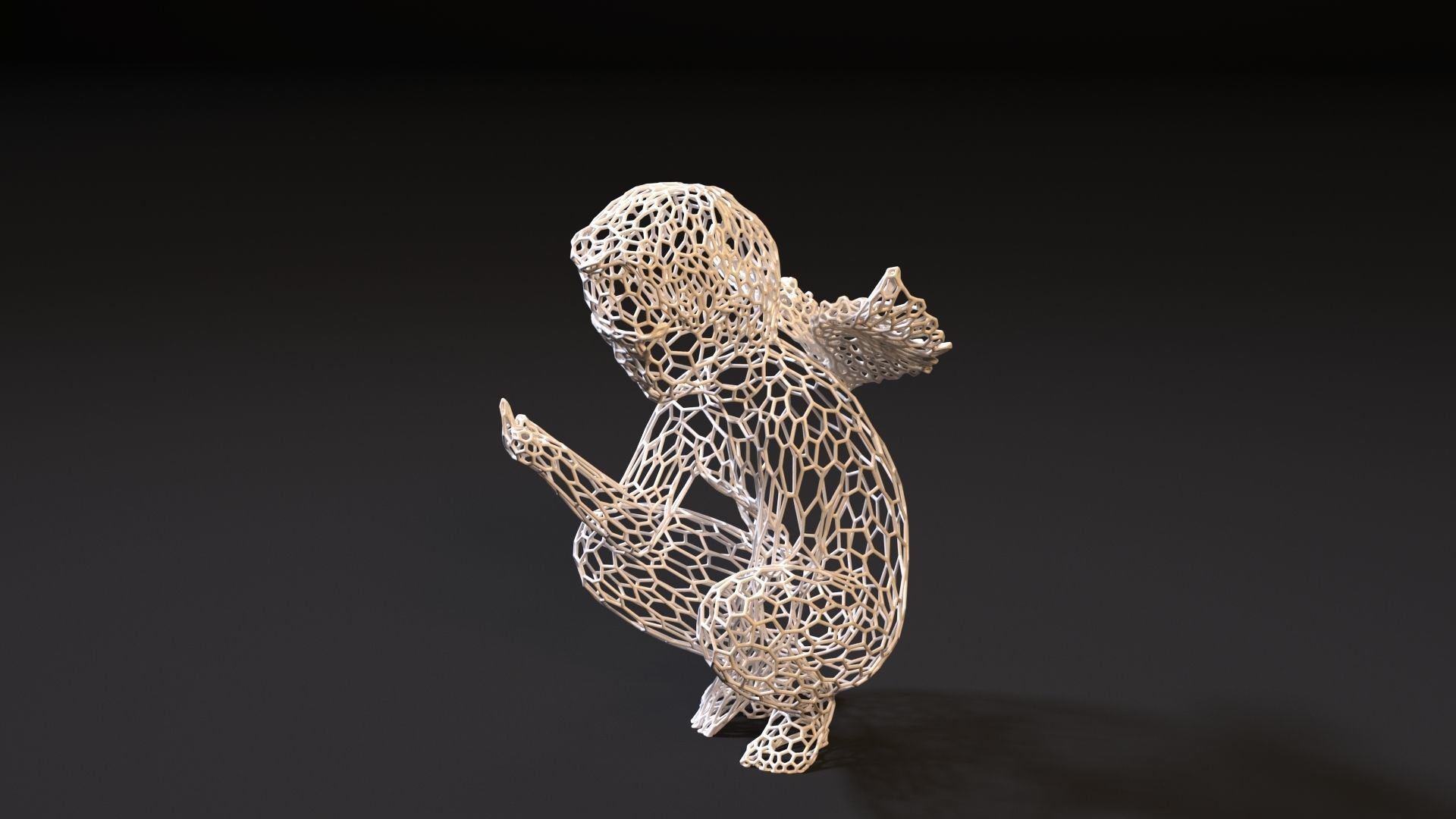 Angel art 3D print model_1