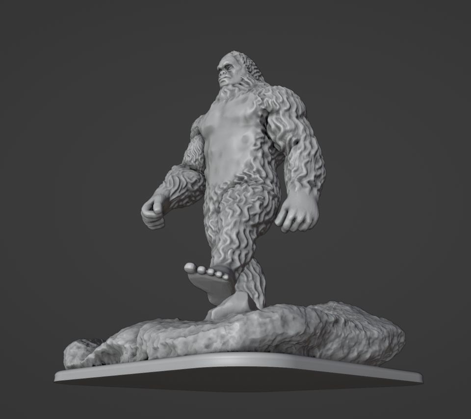 Sasquatch - Bigfoot 3D print model_9