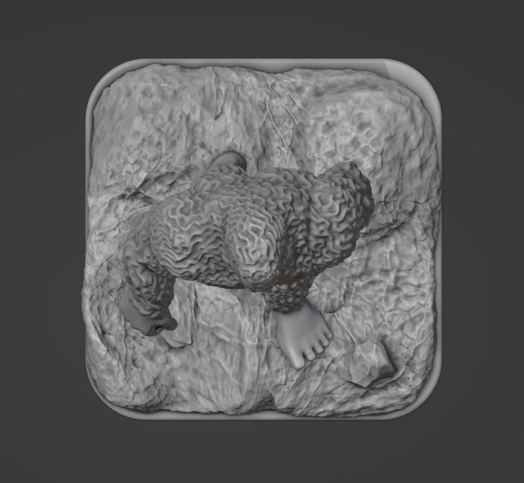 Sasquatch - Bigfoot 3D print model_4