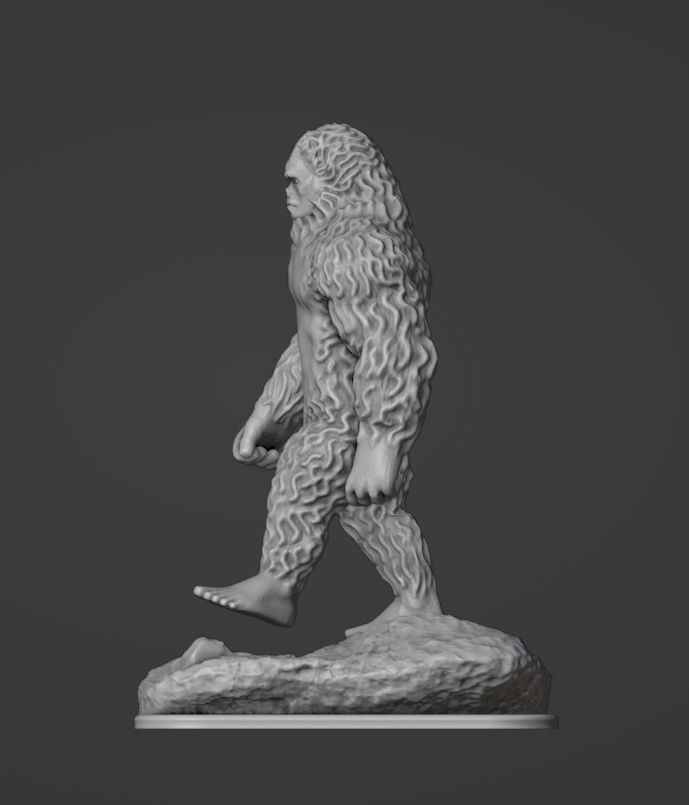 Sasquatch - Bigfoot 3D print model_3