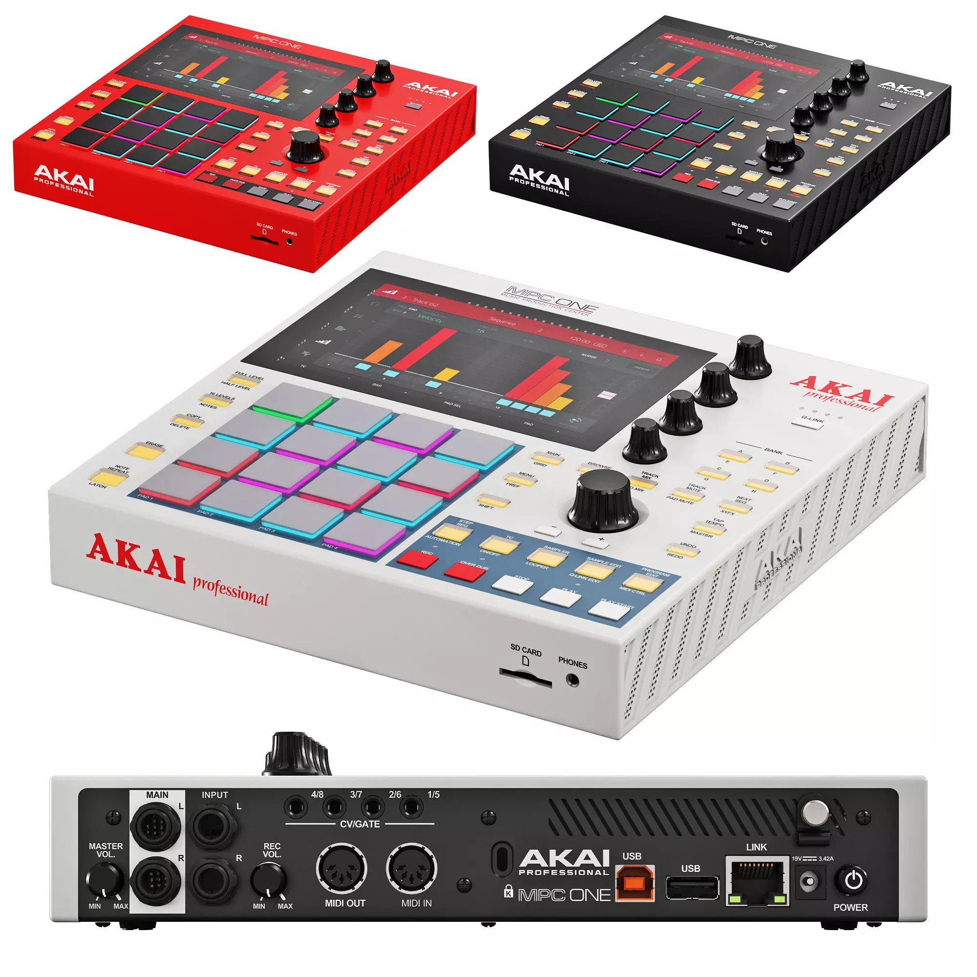 Akai mpc one 3D model