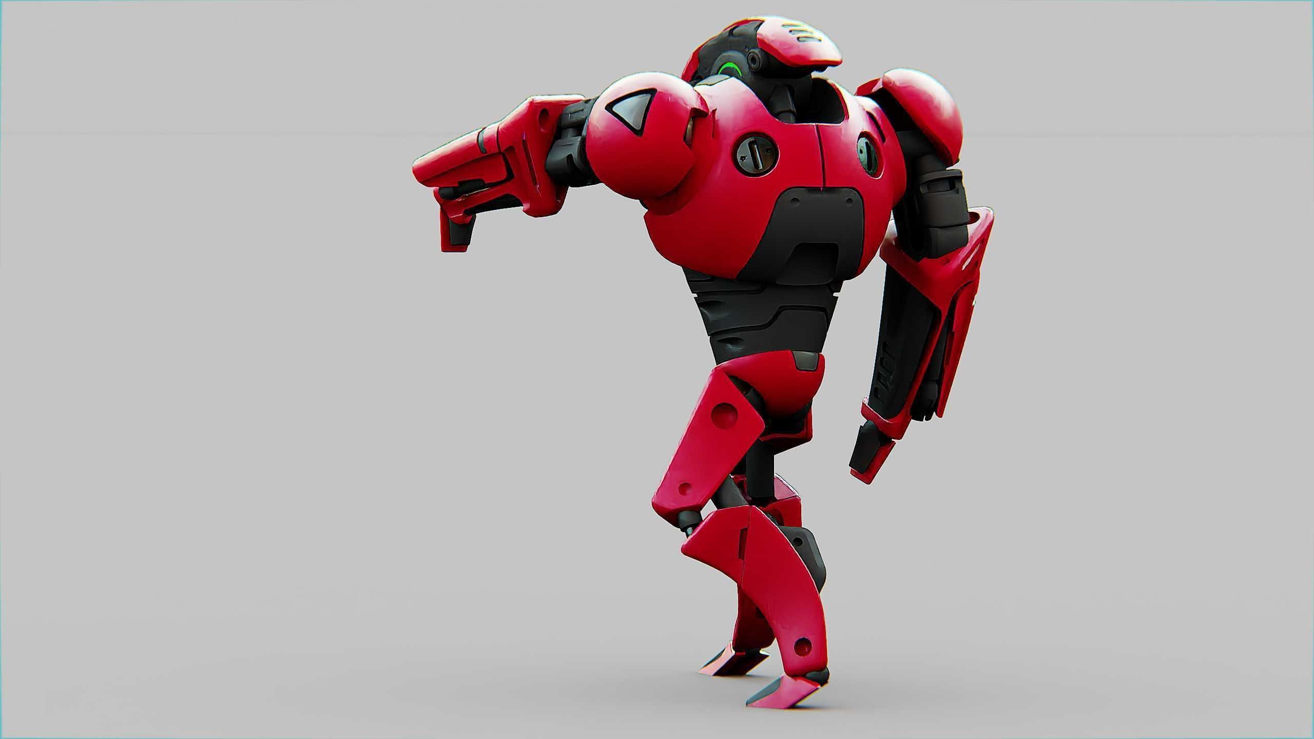 BATTLE DROID AHILOSH  Rigged for Unreal Engine - Unity - MIXAMO 3D model_9