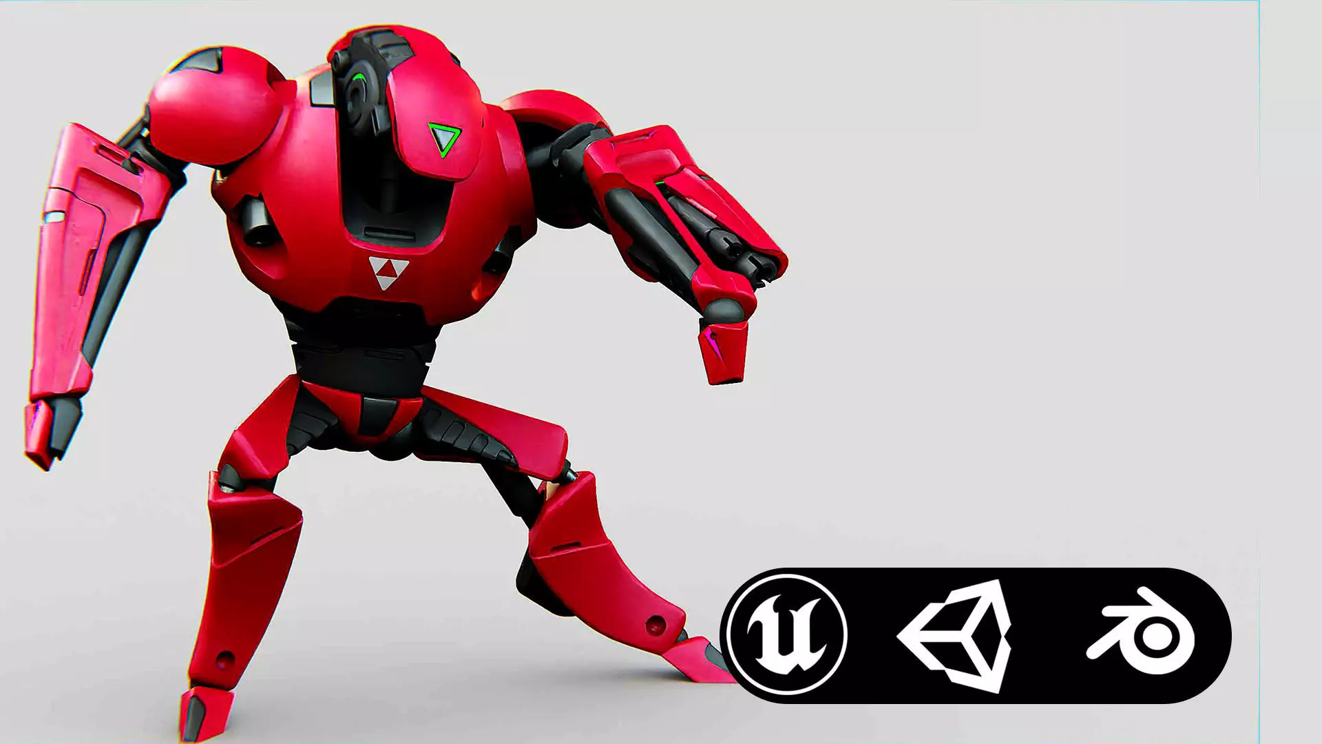 BATTLE DROID AHILOSH  Rigged for Unreal Engine - Unity - MIXAMO 3D model_0