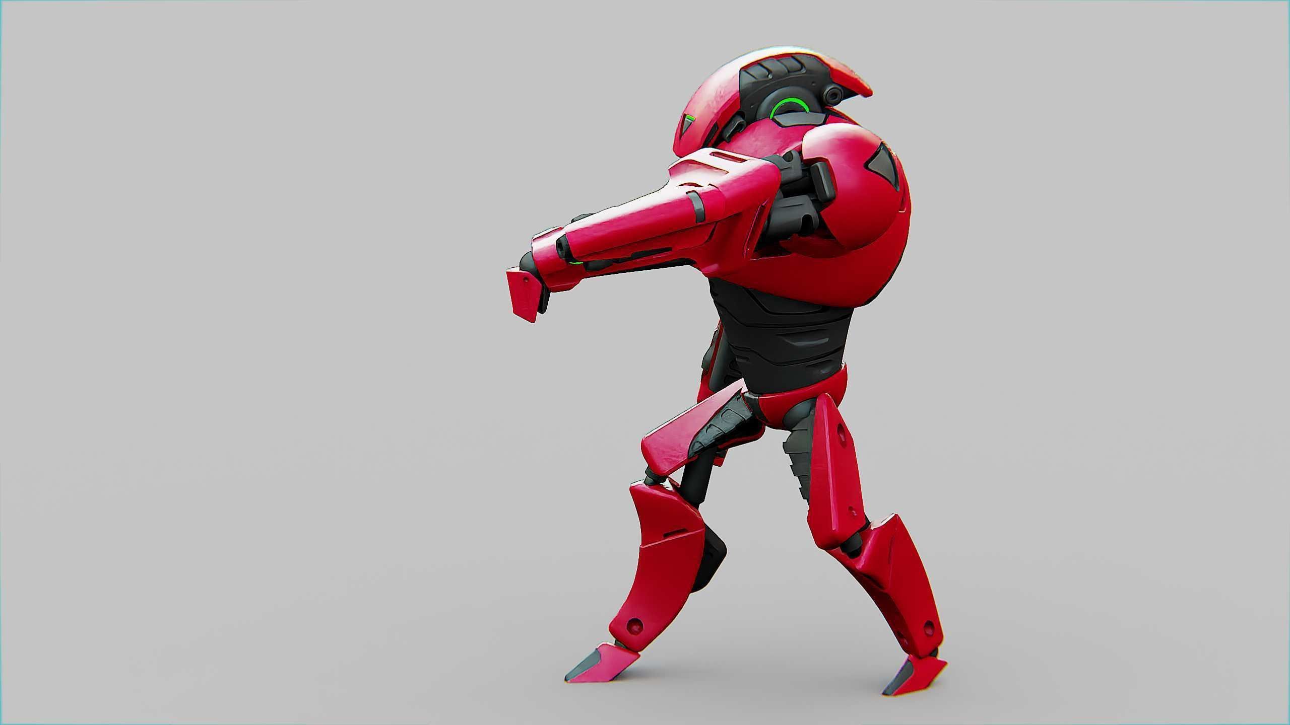 BATTLE DROID AHILOSH  Rigged for Unreal Engine - Unity - MIXAMO 3D model_5