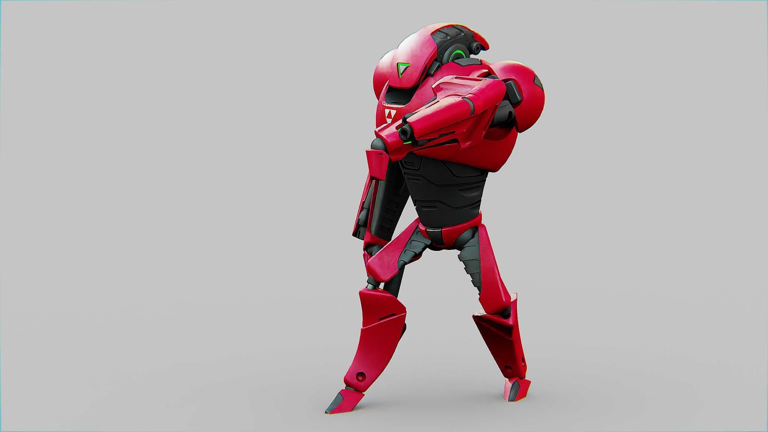 BATTLE DROID AHILOSH  Rigged for Unreal Engine - Unity - MIXAMO 3D model_3