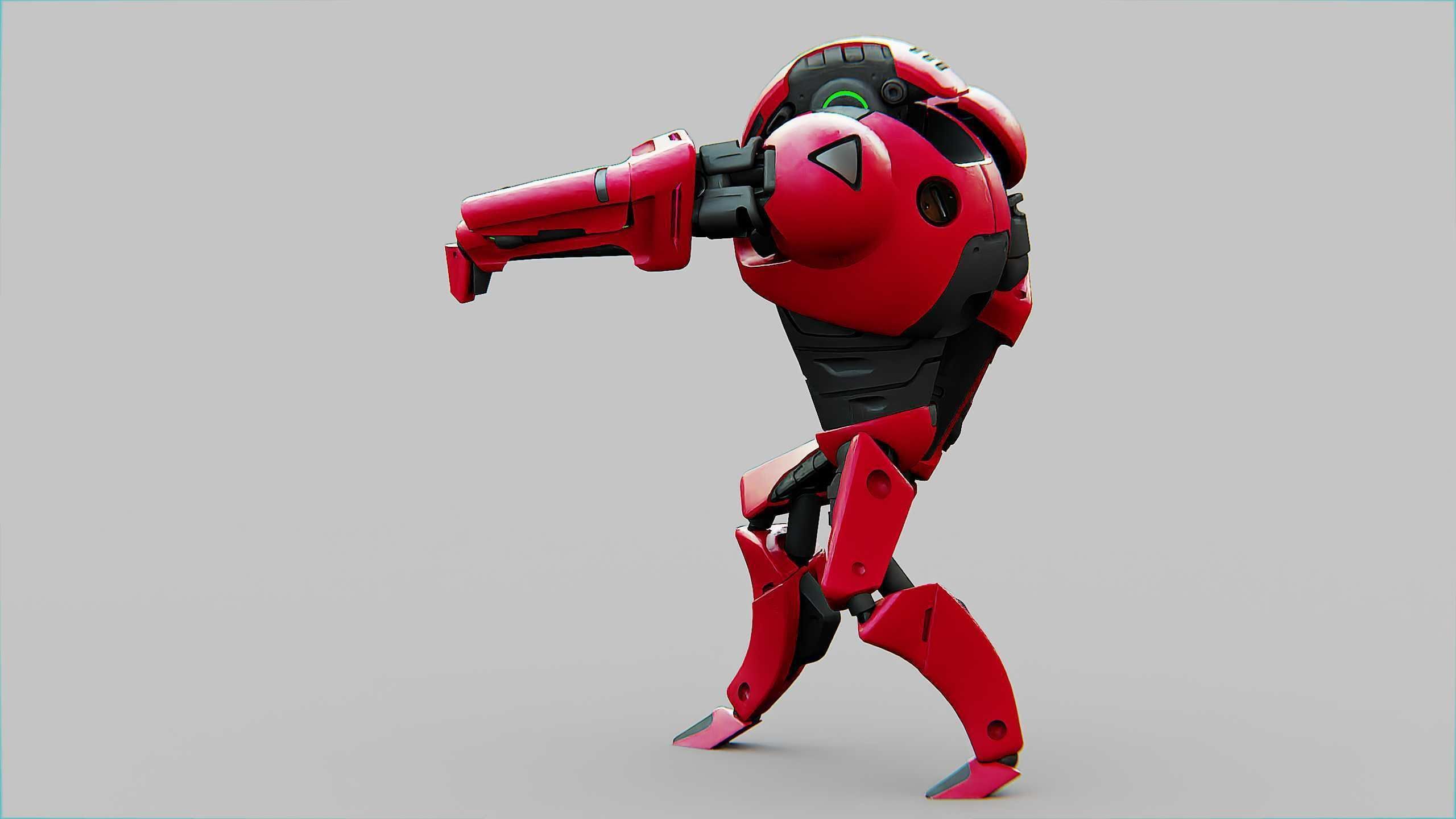 BATTLE DROID AHILOSH  Rigged for Unreal Engine - Unity - MIXAMO 3D model_7