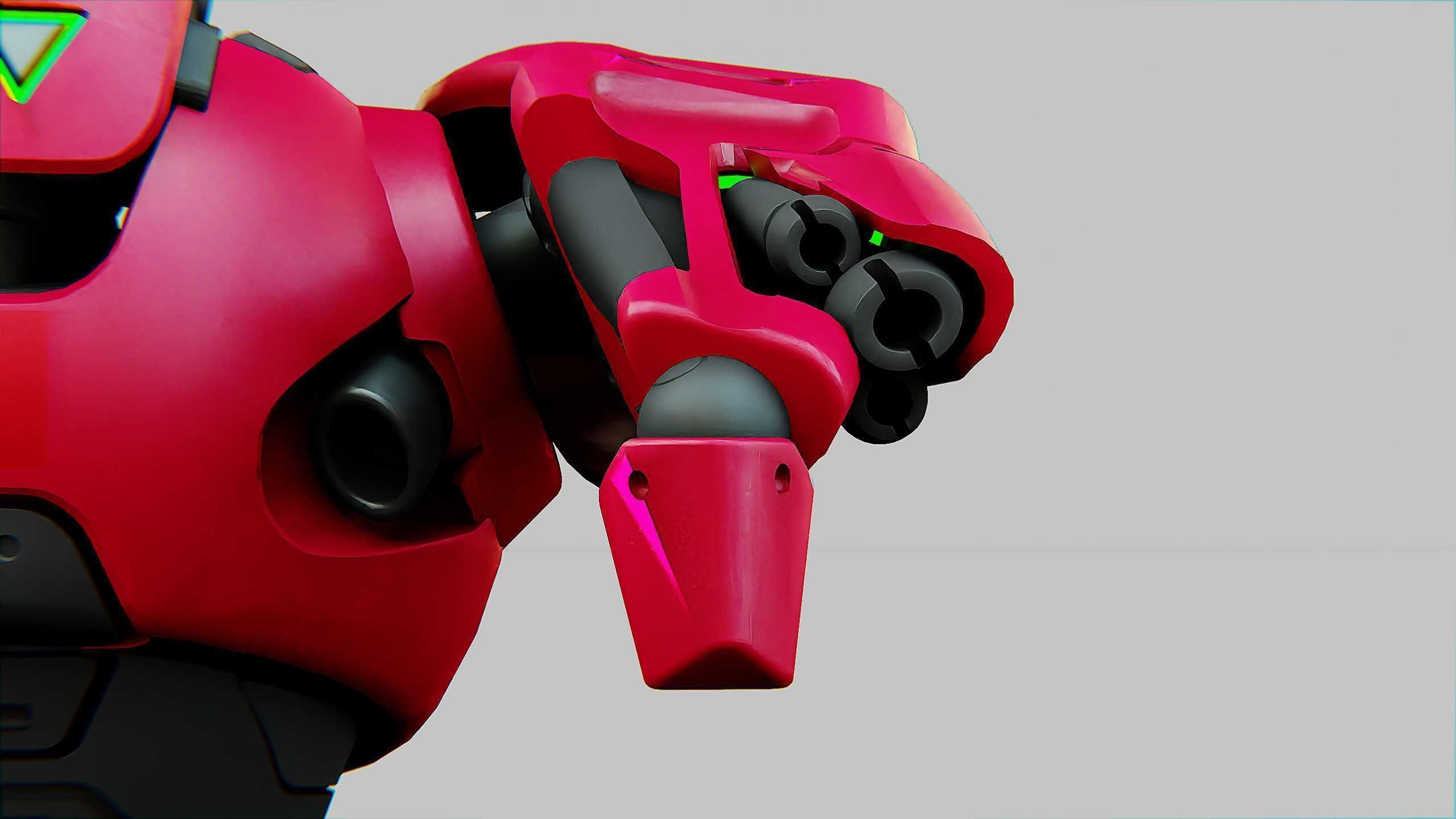 BATTLE DROID AHILOSH  Rigged for Unreal Engine - Unity - MIXAMO 3D model_21