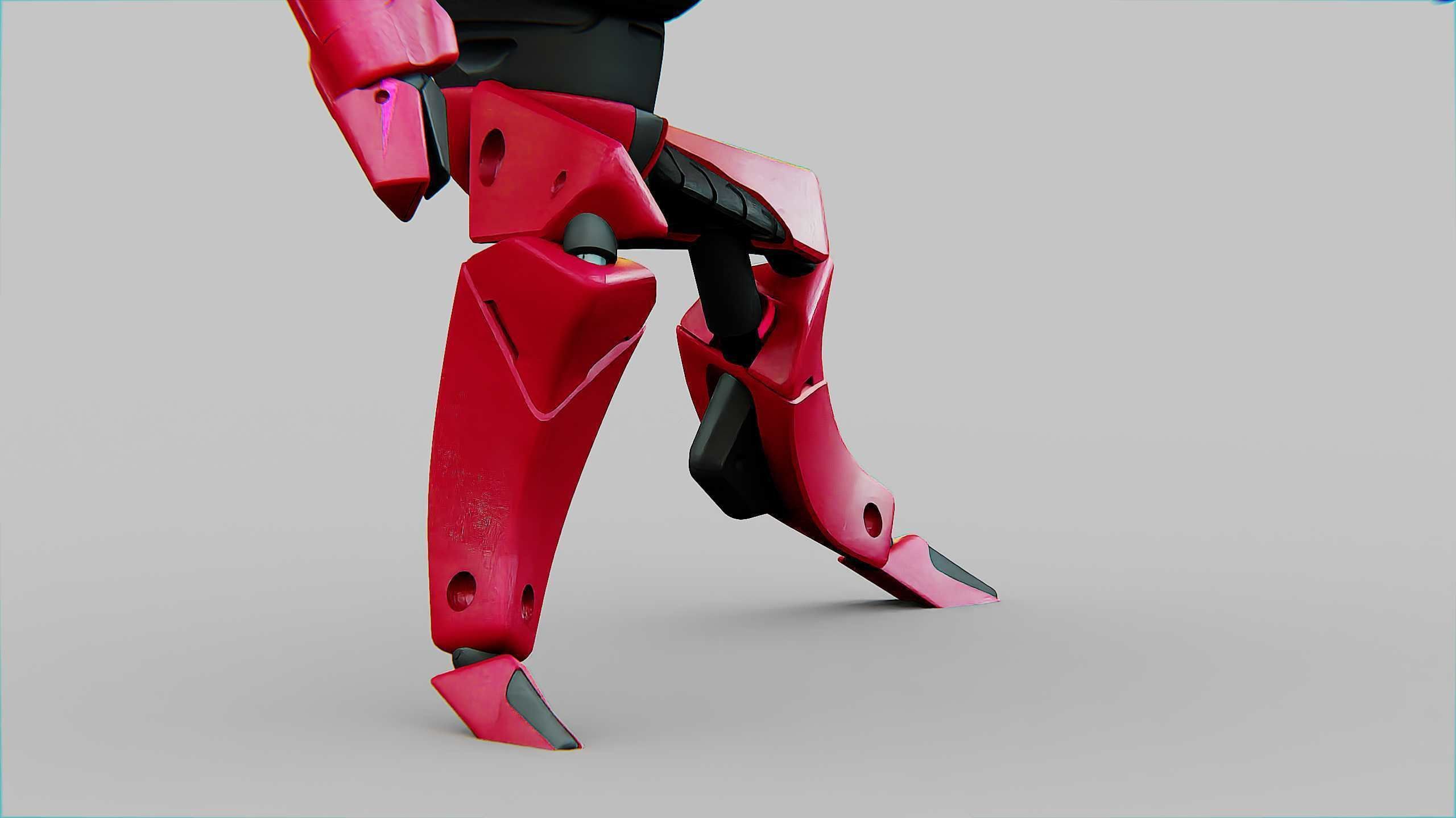 BATTLE DROID AHILOSH  Rigged for Unreal Engine - Unity - MIXAMO 3D model_29