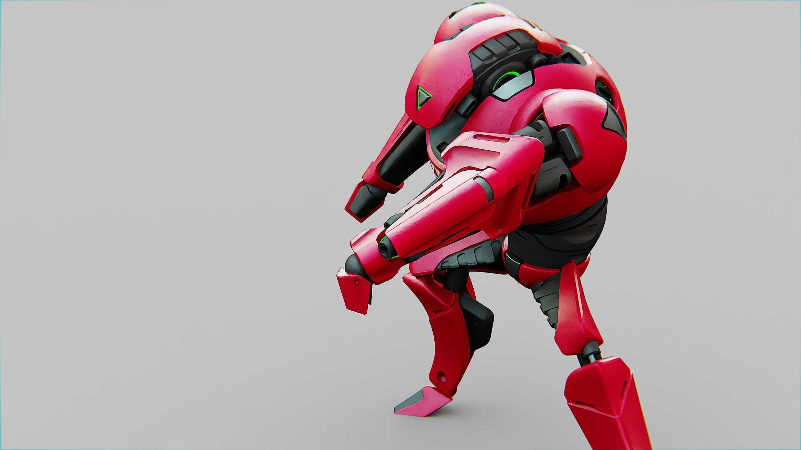 BATTLE DROID AHILOSH  Rigged for Unreal Engine - Unity - MIXAMO 3D model_27