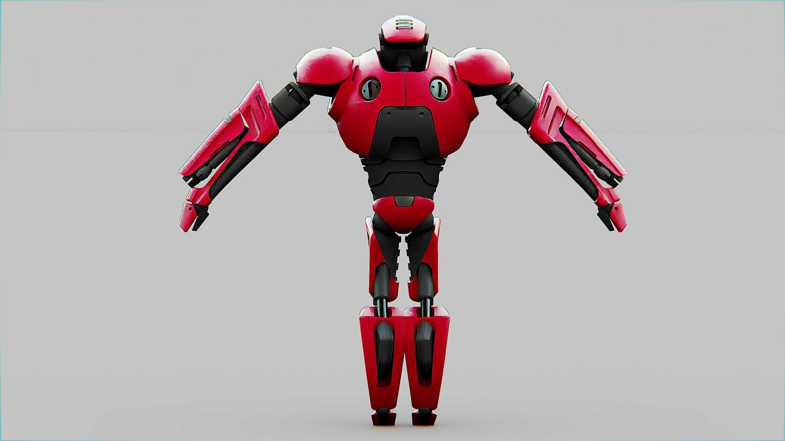 BATTLE DROID AHILOSH  Rigged for Unreal Engine - Unity - MIXAMO 3D model_25