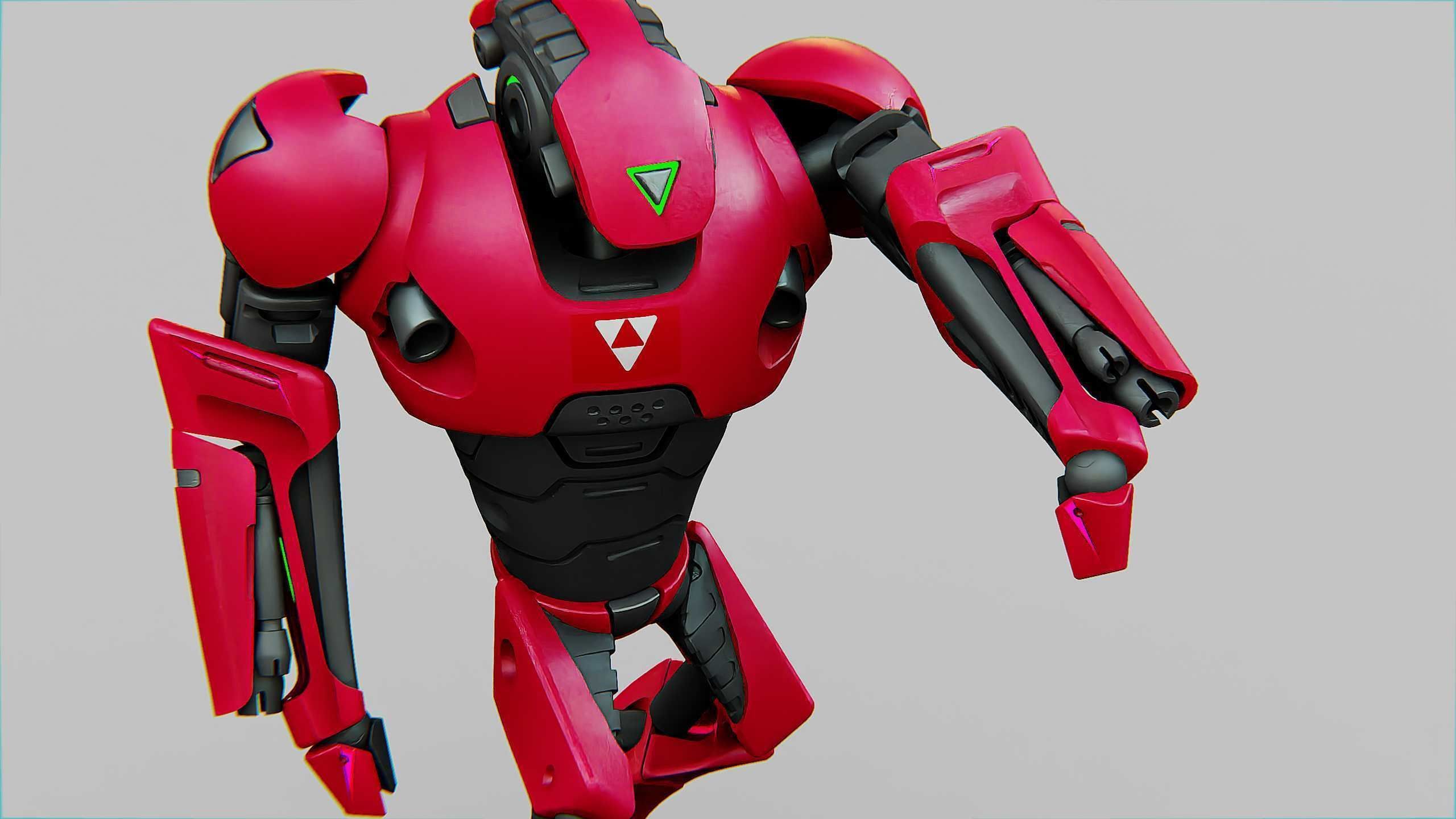 BATTLE DROID AHILOSH  Rigged for Unreal Engine - Unity - MIXAMO 3D model_20