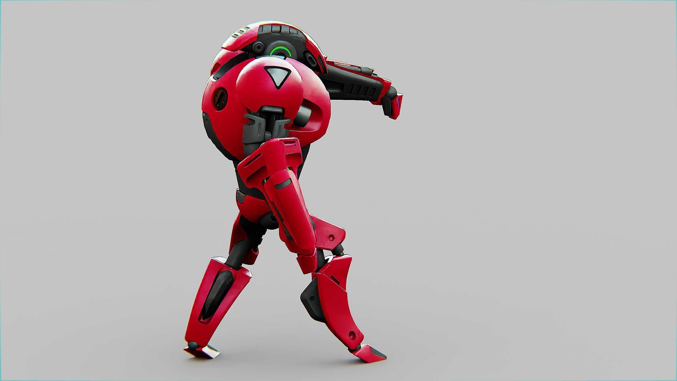 BATTLE DROID AHILOSH  Rigged for Unreal Engine - Unity - MIXAMO 3D model_13