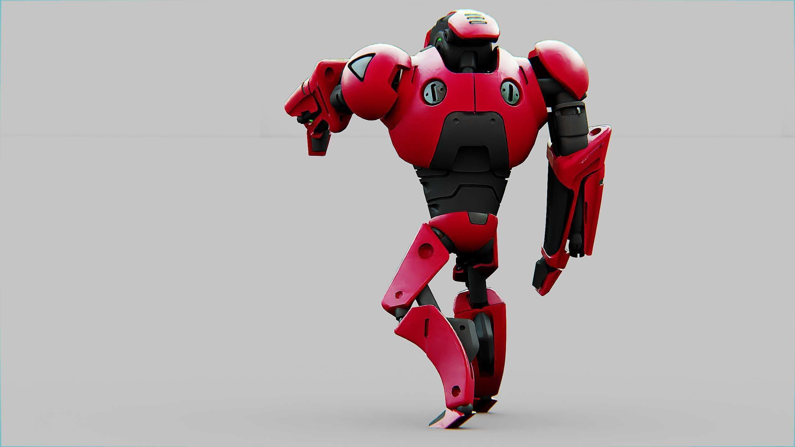 BATTLE DROID AHILOSH  Rigged for Unreal Engine - Unity - MIXAMO 3D model_10