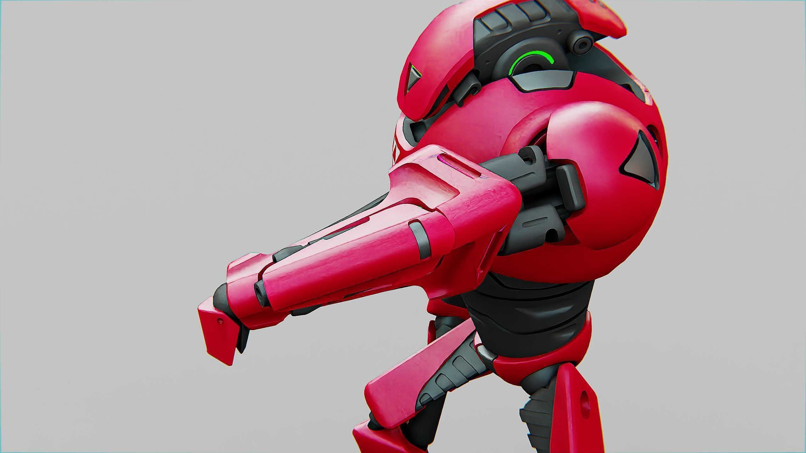 BATTLE DROID AHILOSH  Rigged for Unreal Engine - Unity - MIXAMO 3D model_18