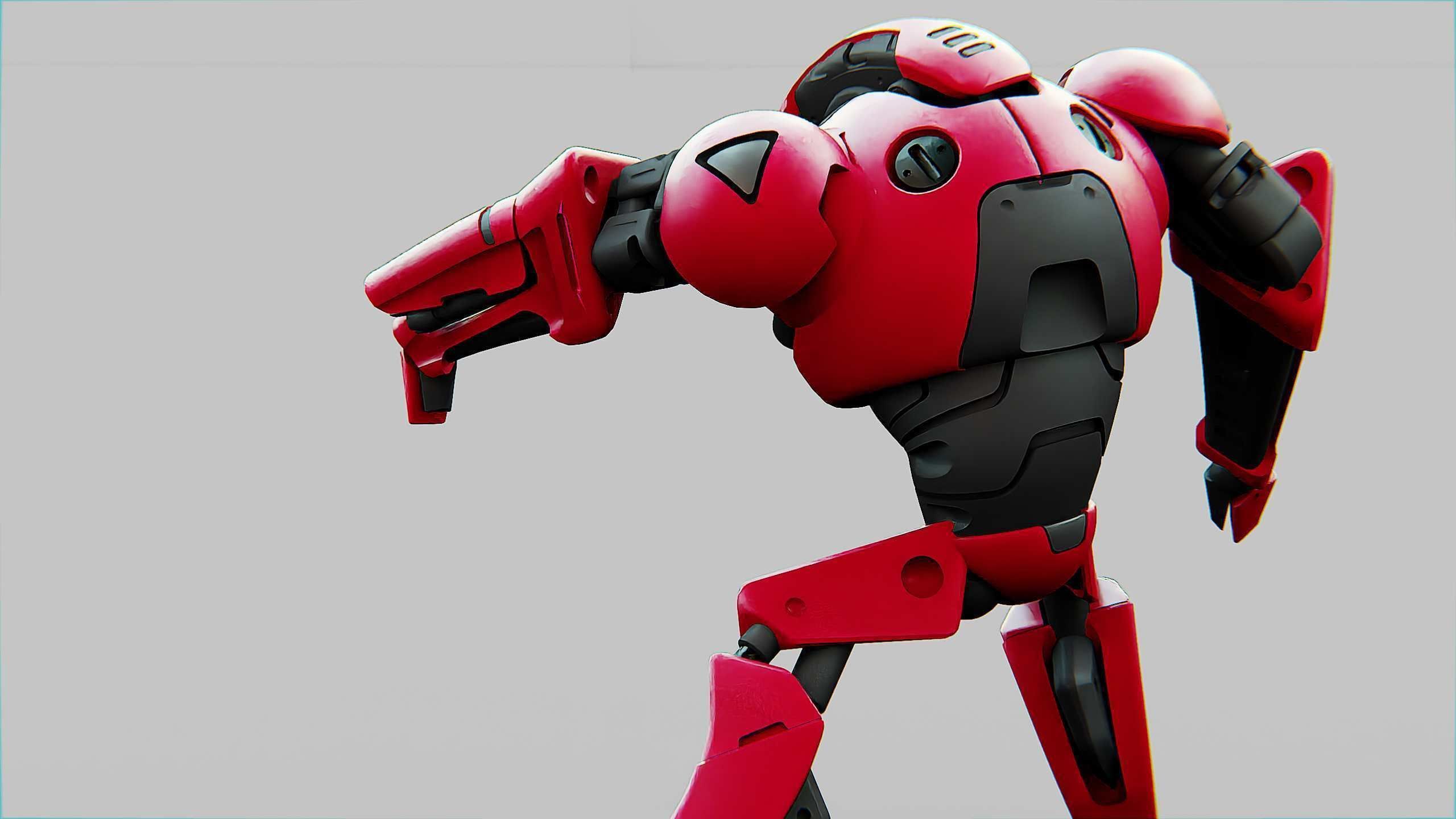 BATTLE DROID AHILOSH  Rigged for Unreal Engine - Unity - MIXAMO 3D model_28