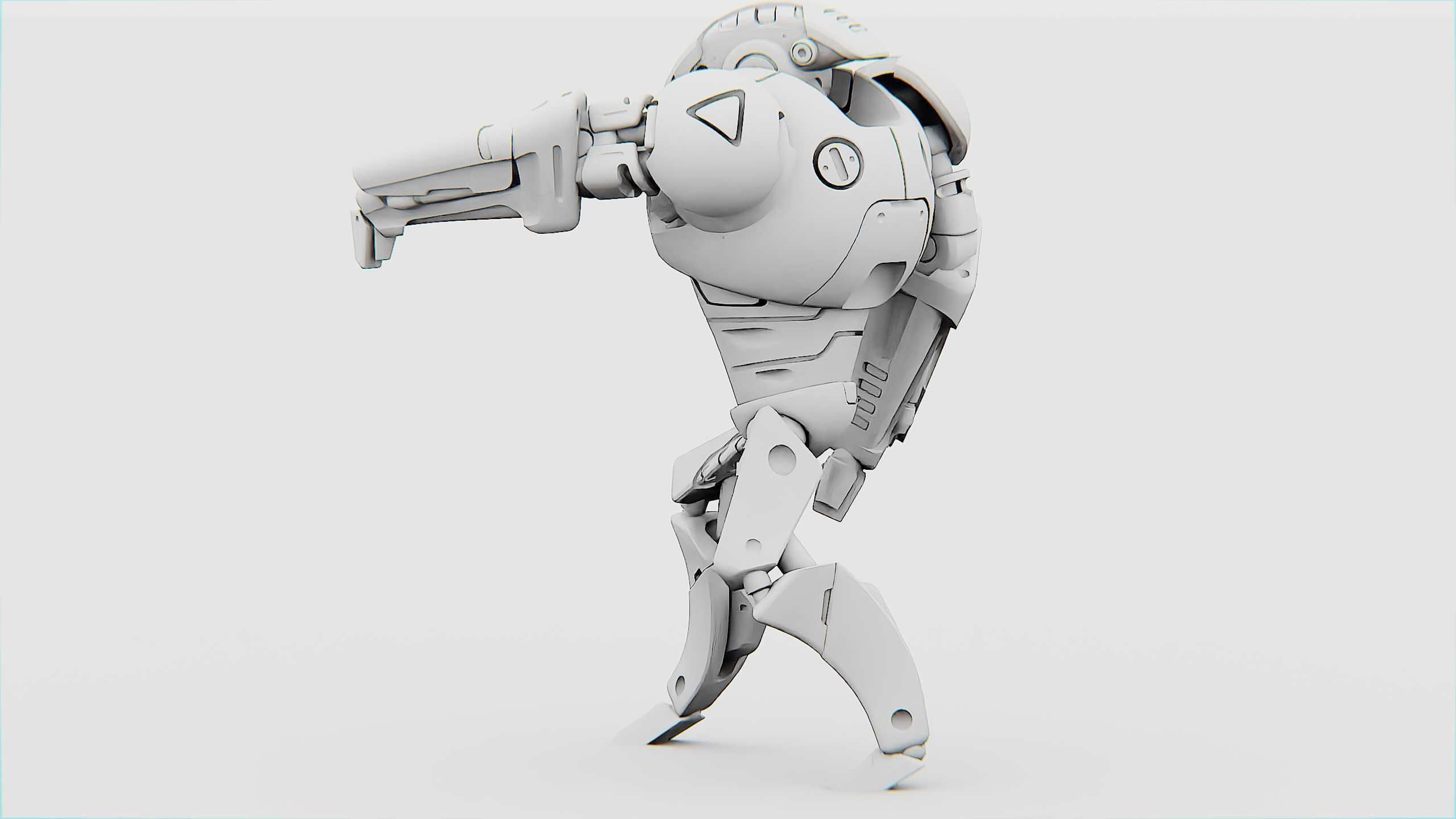 BATTLE DROID AHILOSH  Rigged for Unreal Engine - Unity - MIXAMO 3D model_33