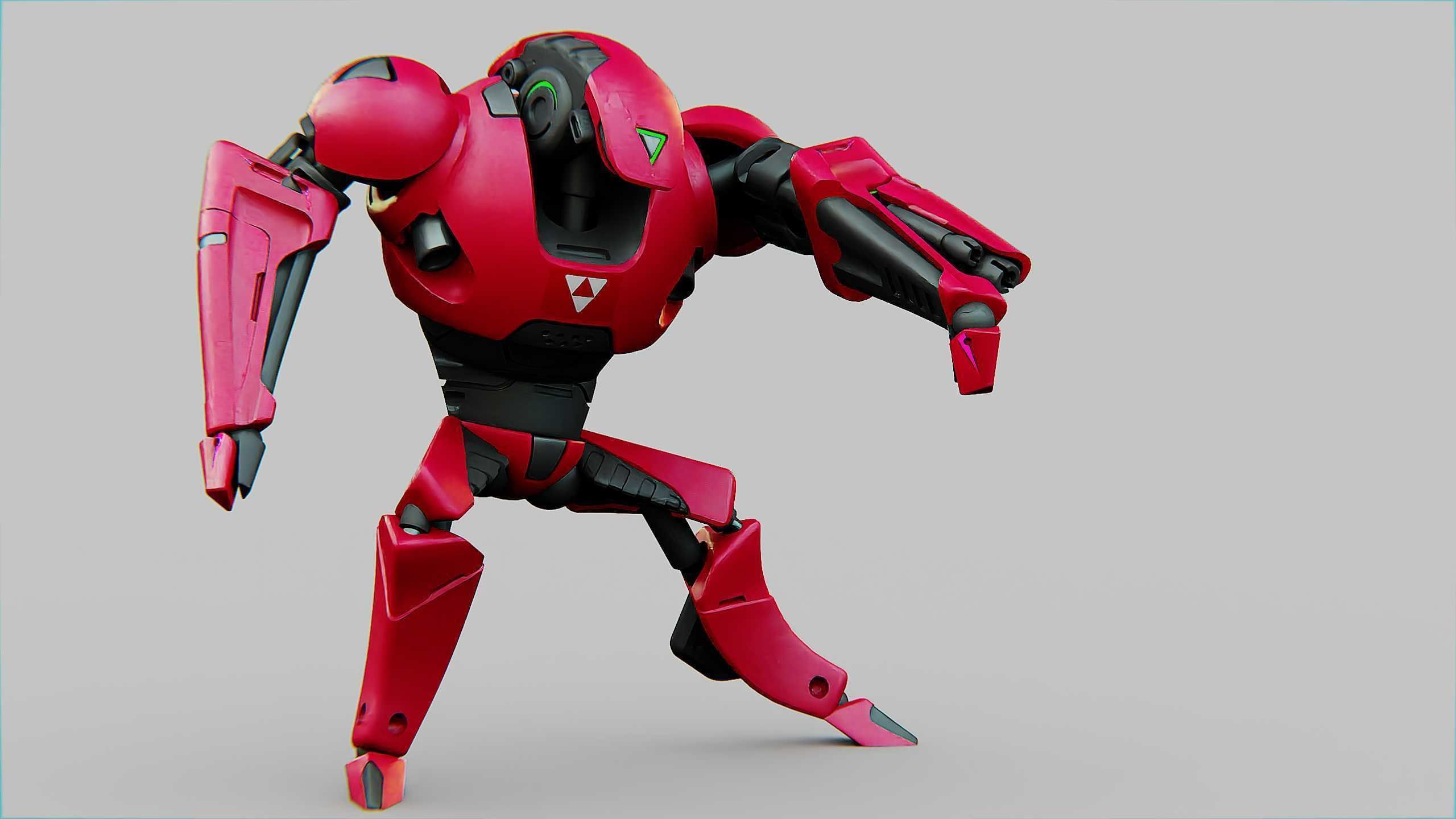 BATTLE DROID AHILOSH  Rigged for Unreal Engine - Unity - MIXAMO 3D model_26