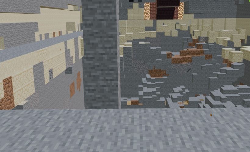 minecraft arena 3D model_8