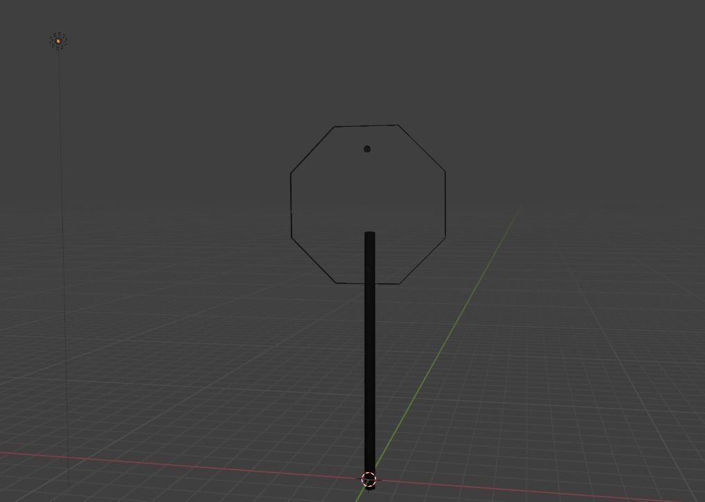 Stop Sign model Free low-poly 3D model_6