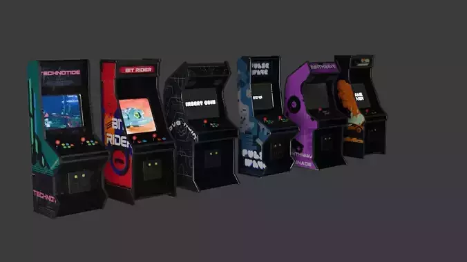 arcade machine 3D model