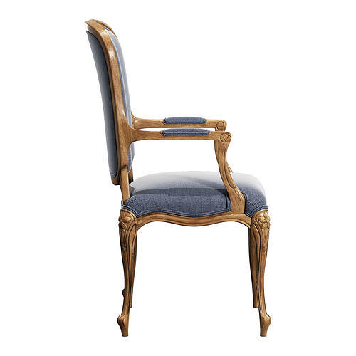 Classic chair 1 3D model 4