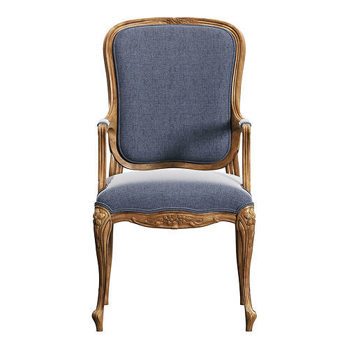 Classic chair 1 3D model 2