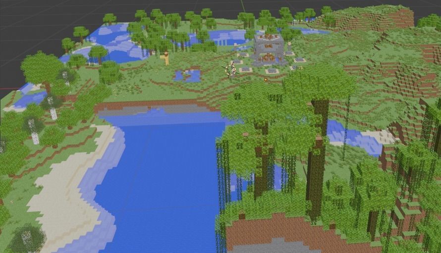 minecraft maps 3D model_3