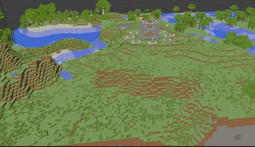 minecraft maps 3D model_2