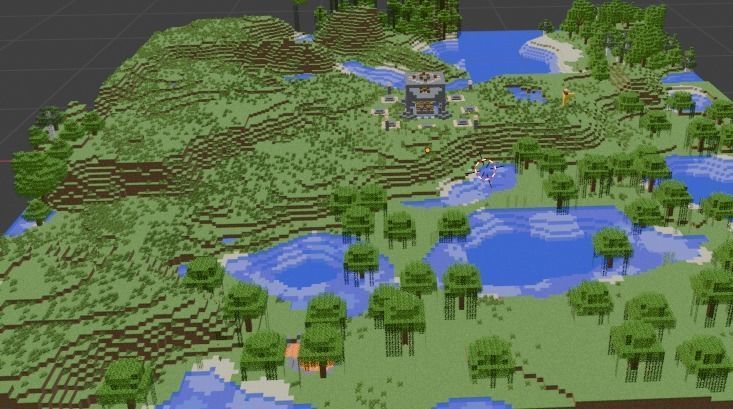 minecraft maps 3D model_5