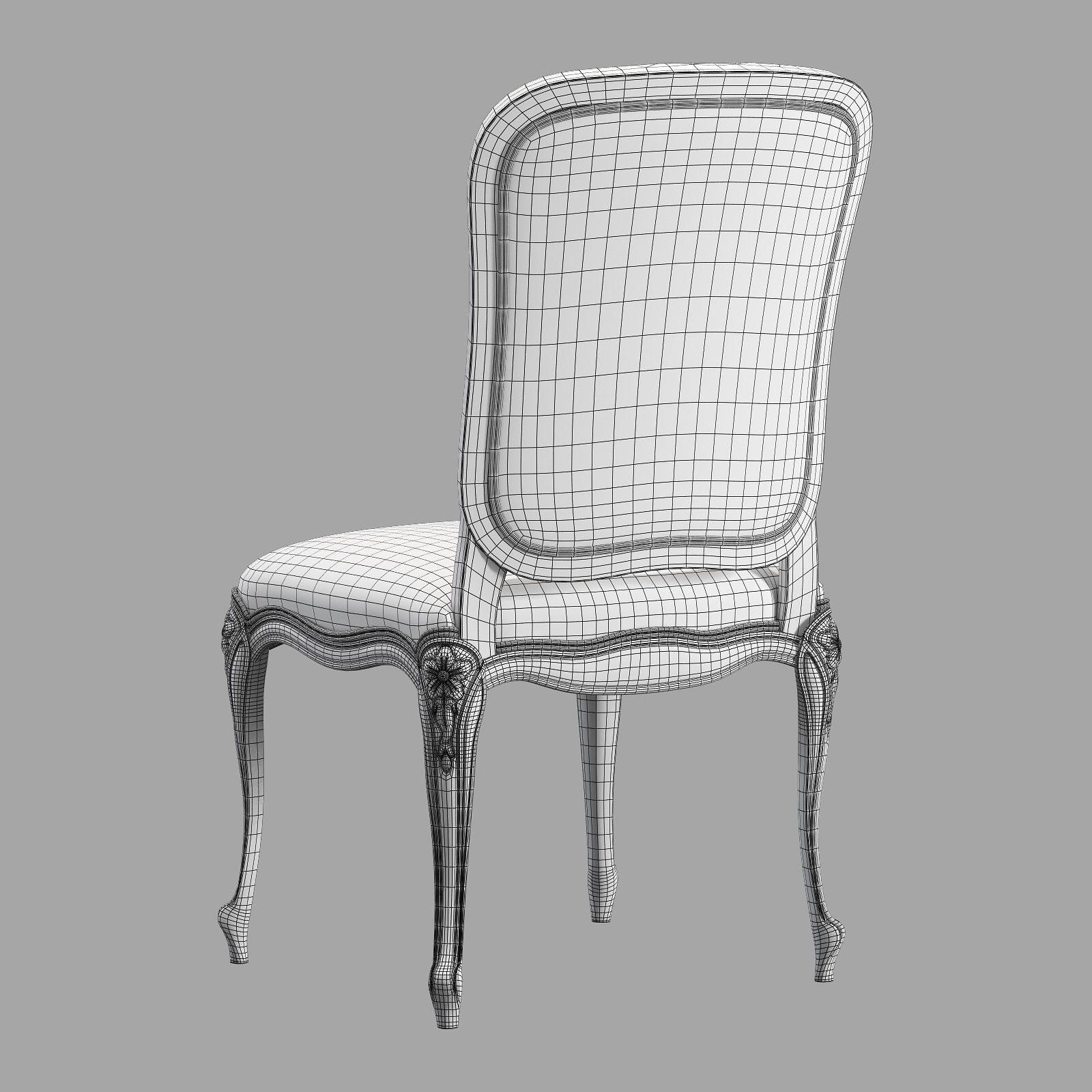 Classic chair 3 3D model_7
