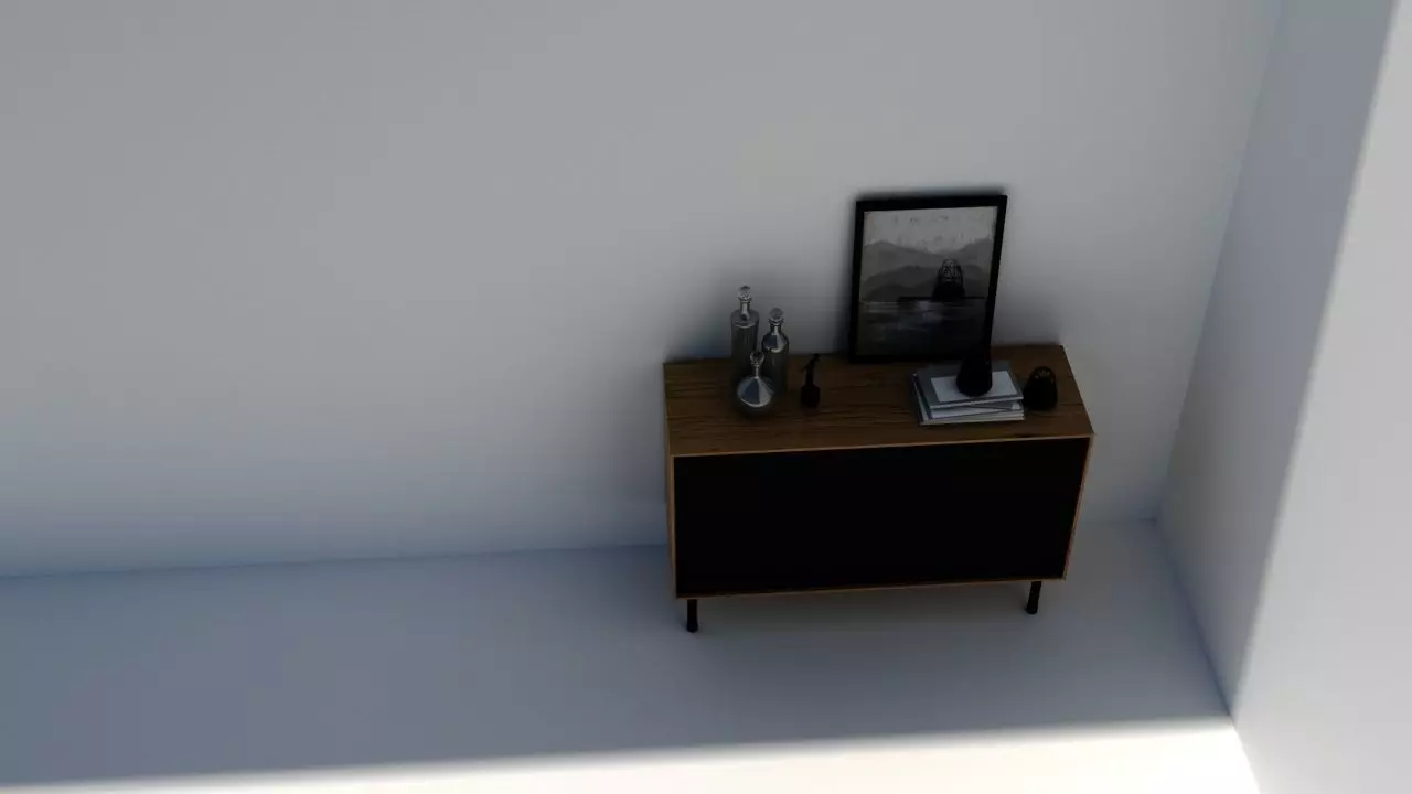 Chest of drawers 3D print model_0
