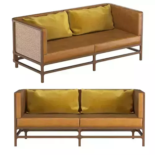  Otto Loveseat with Rush Frame