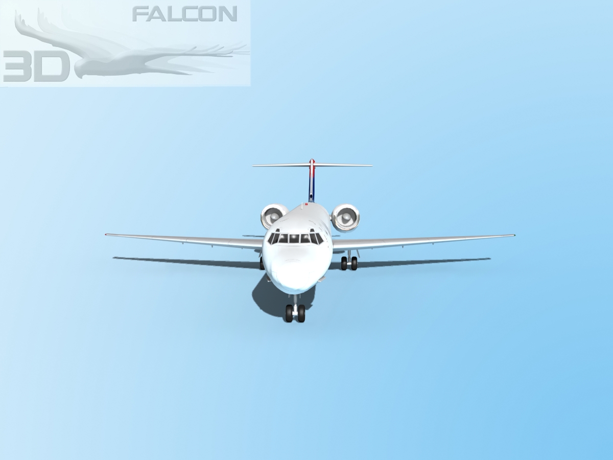 Falcon3D MD-80 Delta 3D model_1
