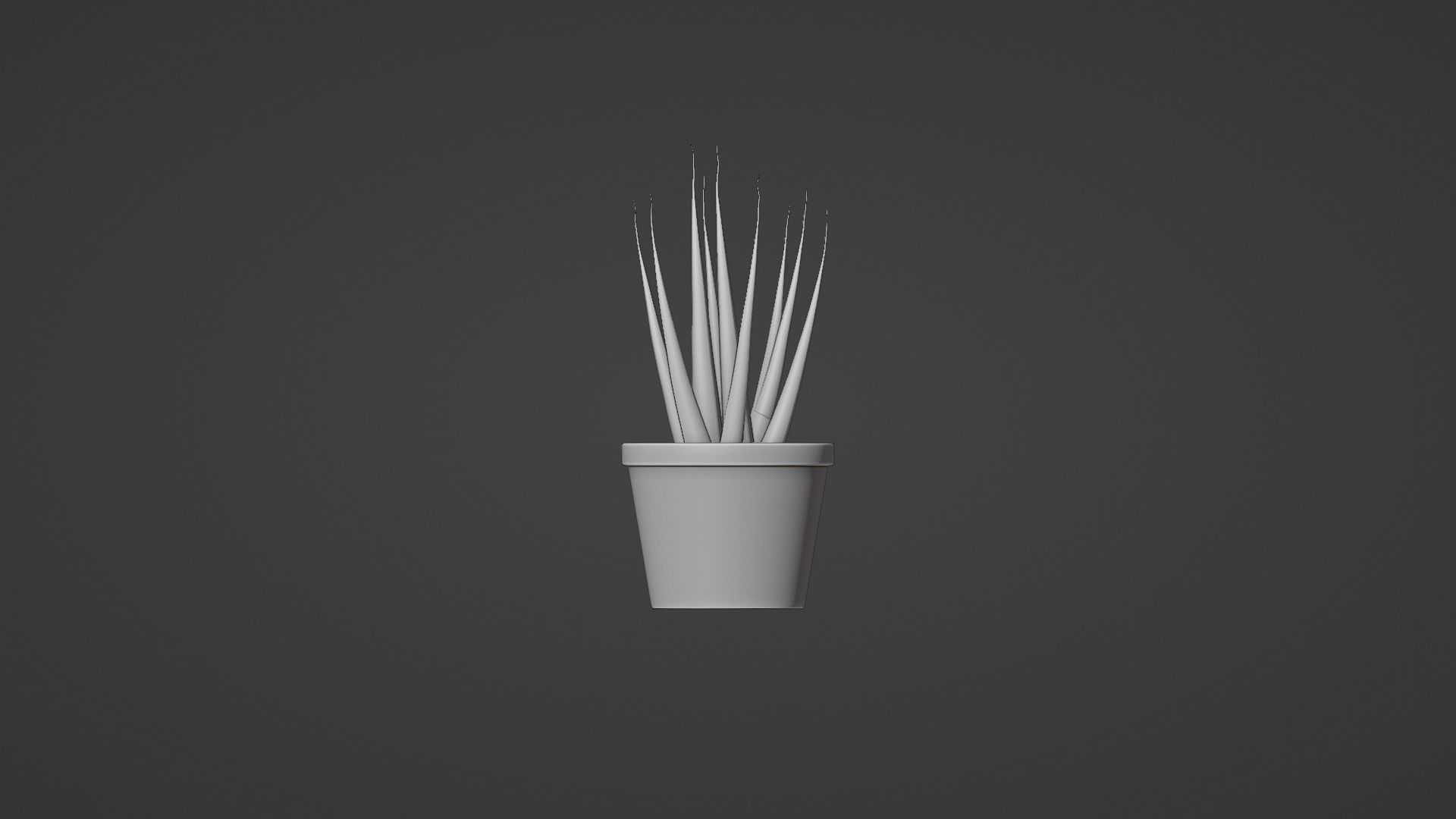 Potted Plant Free 3D model_2