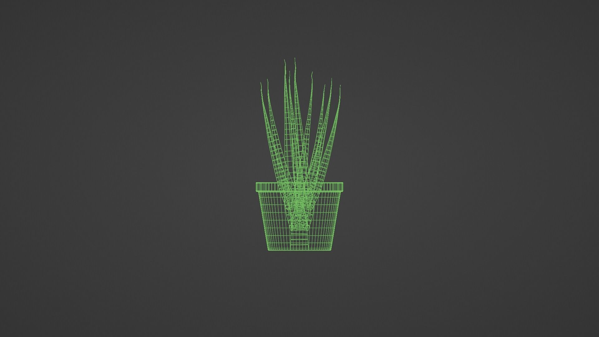 Potted Plant Free 3D model_5