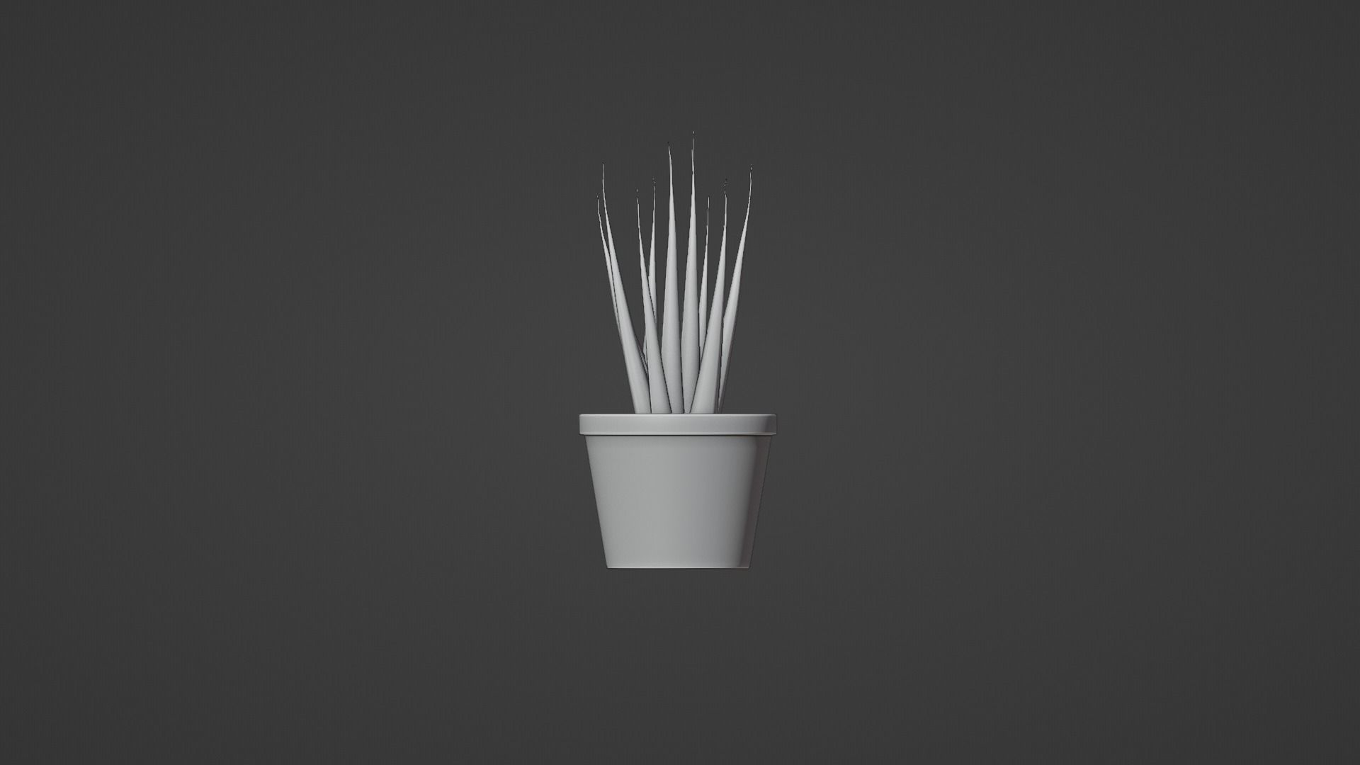 Potted Plant Free 3D model_1