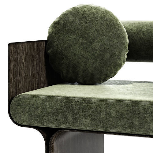 gallotti and radice stami lounge 3D model 7