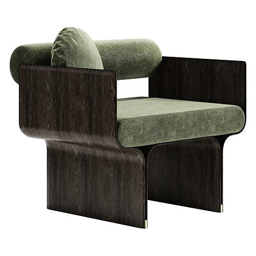 gallotti and radice stami lounge 3D model 3