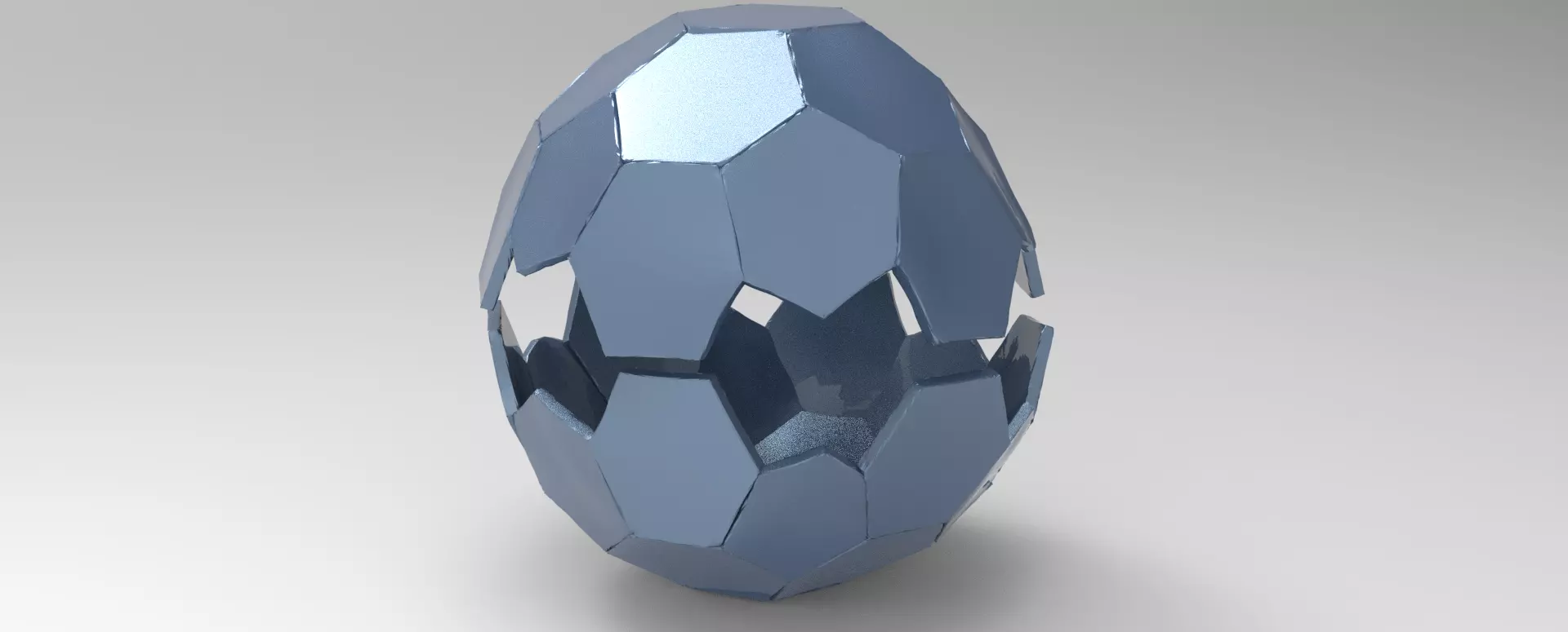 Dodecahedron Sci fi Orb  Low-poly 3D model_0