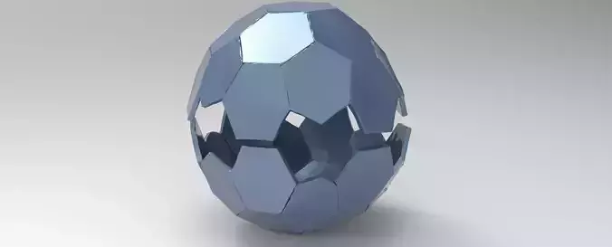 Dodecahedron Sci fi Orb 