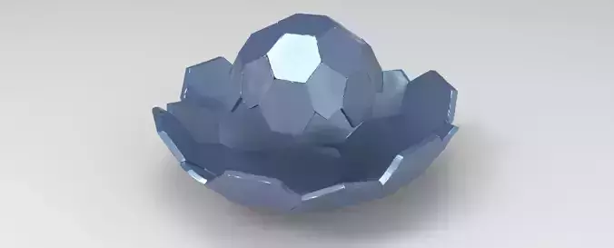 Dodecahedron sci fi surface