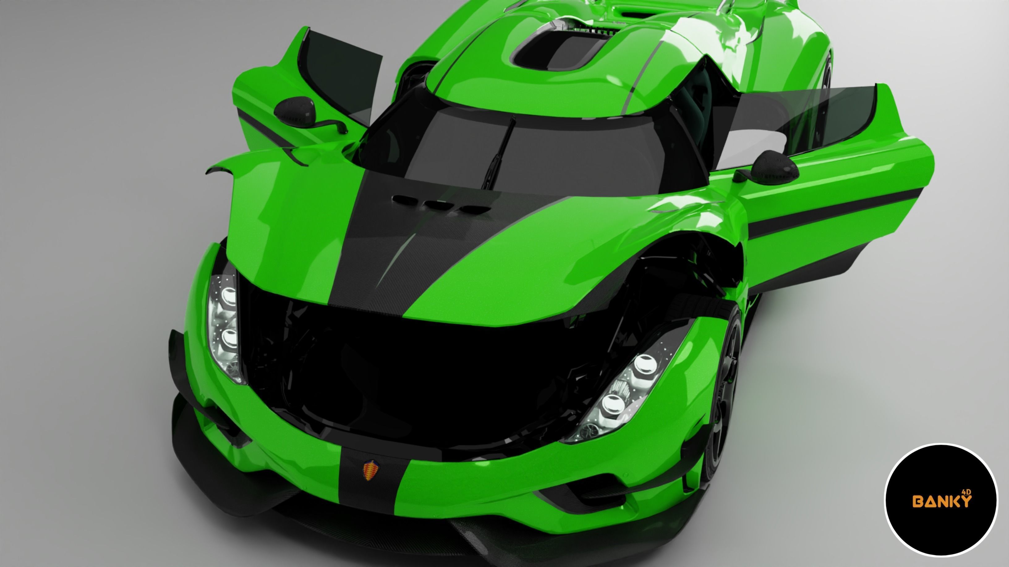 Koenigsegg Regera 3D model_4