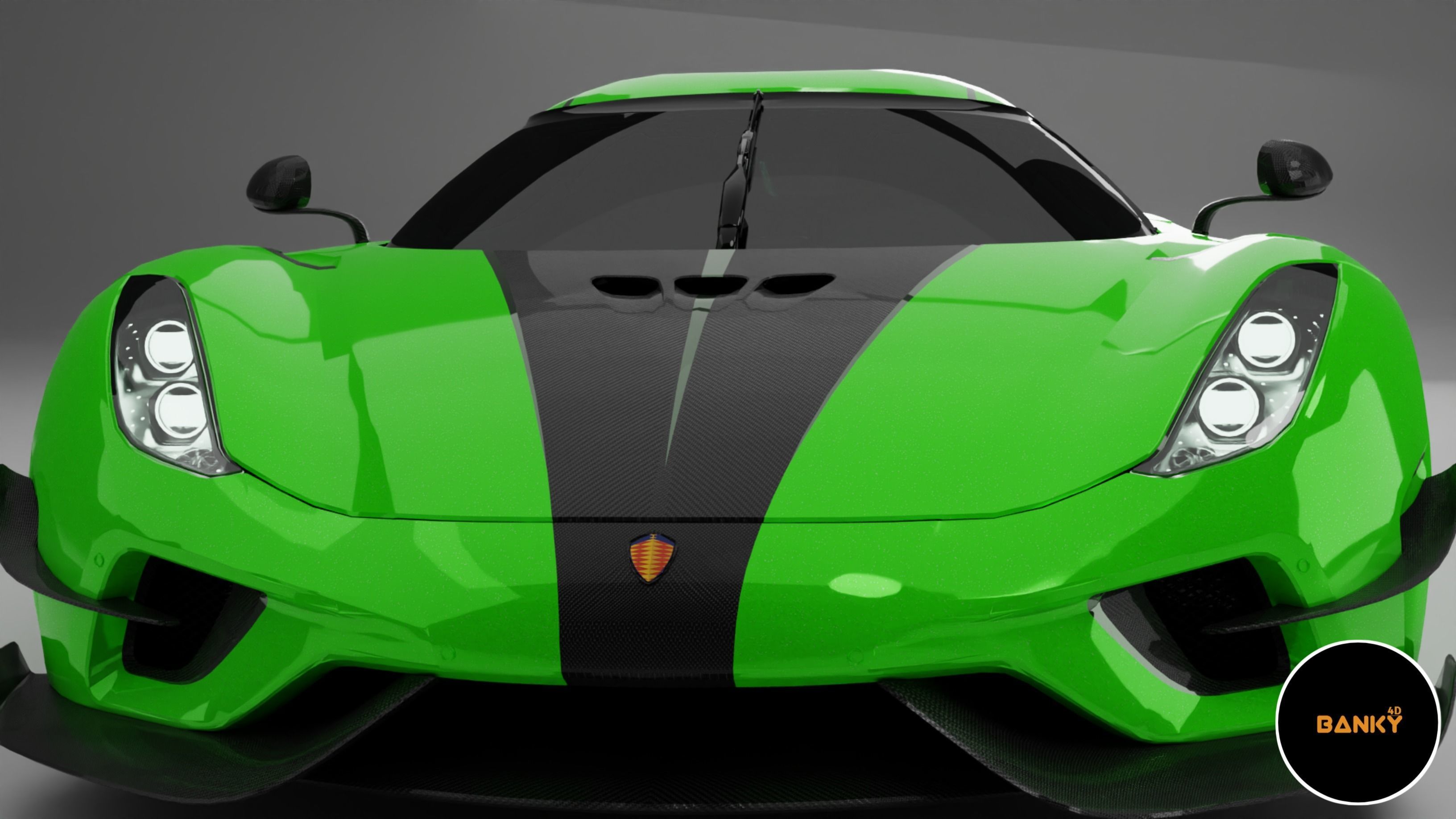 Koenigsegg Regera 3D model_3