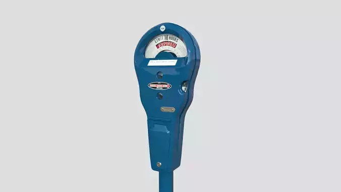 Parking Meter Blue