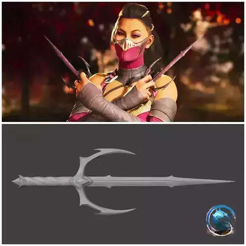 Mileena sai  from MK1 - Sais of the Muzinaga